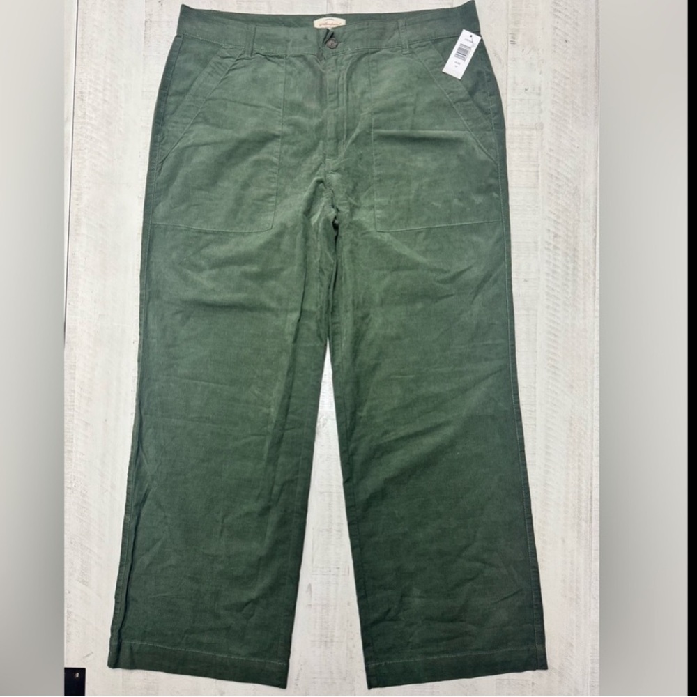 Weatherproof Vintage Ladies' Wide Leg Corduroy Pants